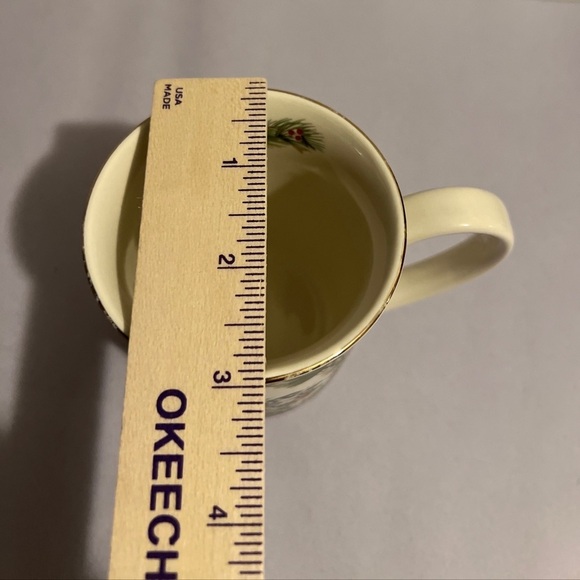 Vintage OTAGIRI Chickadee Birds Holly Branch Mug Cup Japan Gibson Greetings - Picture 6 of 7